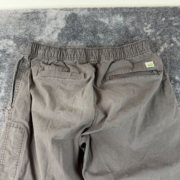 Vuori Ripstop Climber Pants Gray Men's M Drawstring Stretch Hiking - Picture 10 of 13